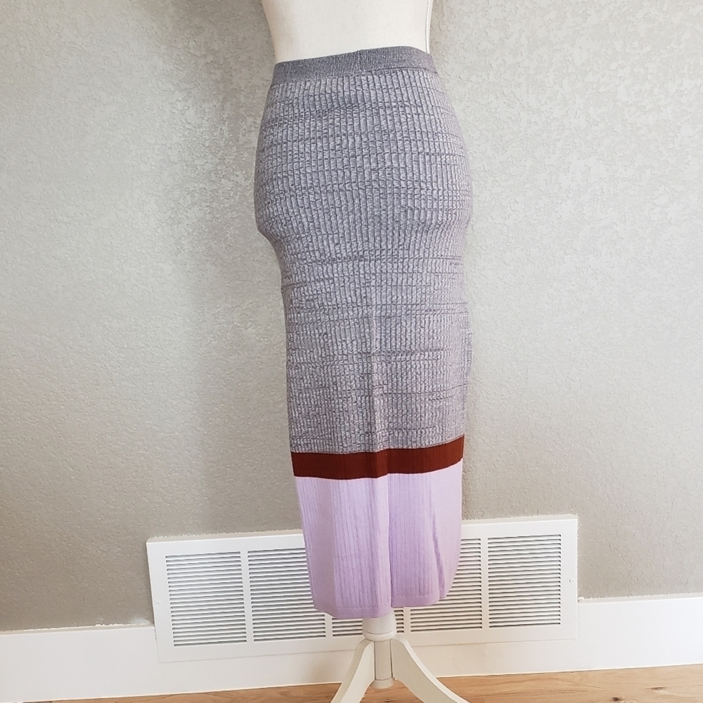 Free people knit set ribbed skirt and tank top - Picture 4 of 11